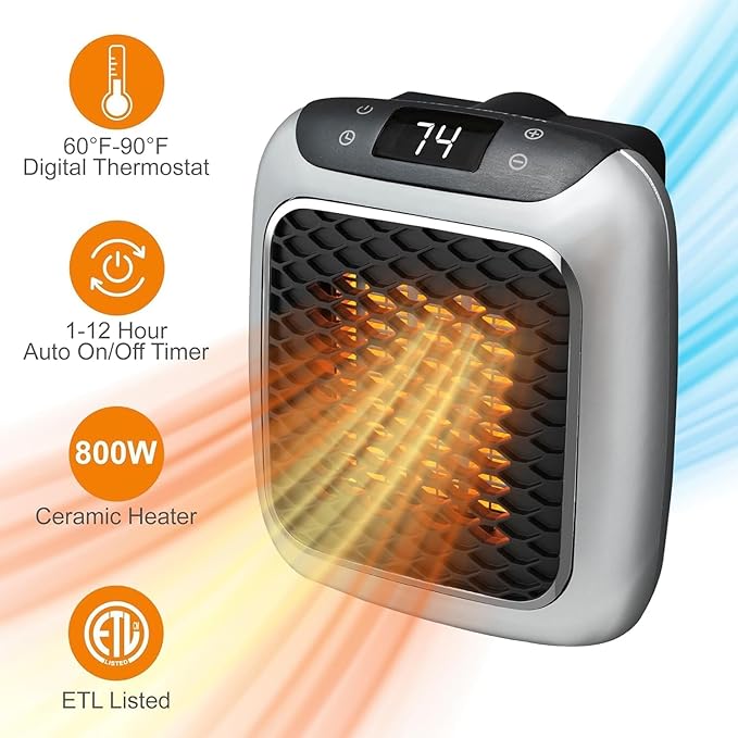 HeatWave™ Wall-Mounted Mini Heater