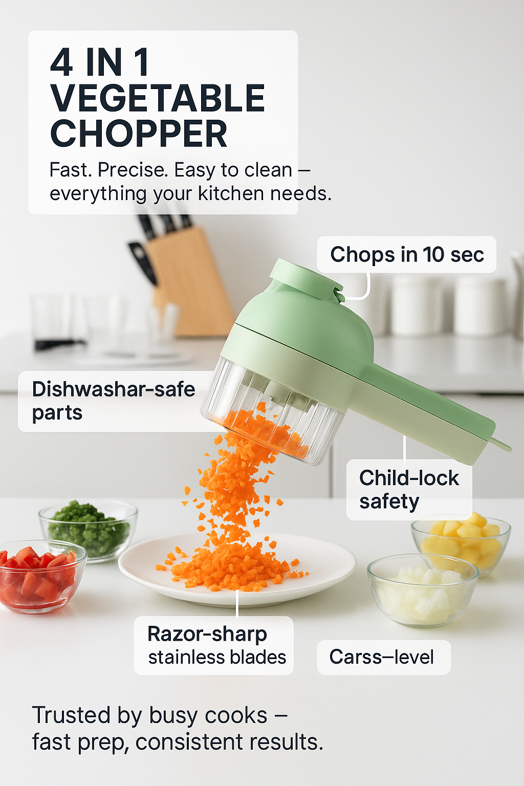 ChopWave™ 4-in-1 Vegetable Cutter Pro