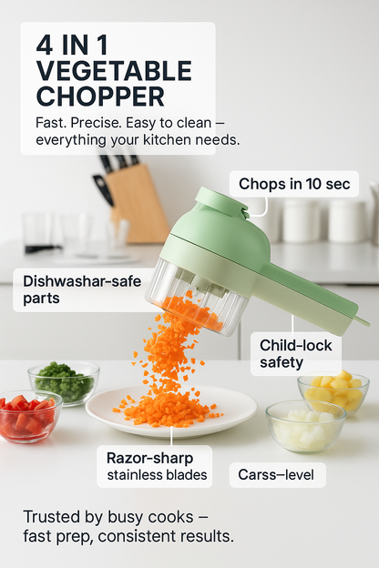 ChopWave™ 4-in-1 Vegetable Cutter Pro