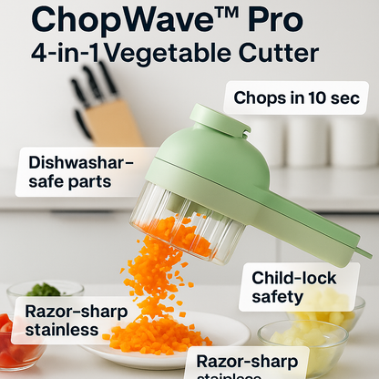ChopWave™ 4-in-1 Vegetable Cutter Pro
