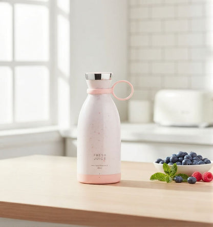 Mini Portable Juicer Blender - 6 Blade USB Rechargeable Juicer Blender