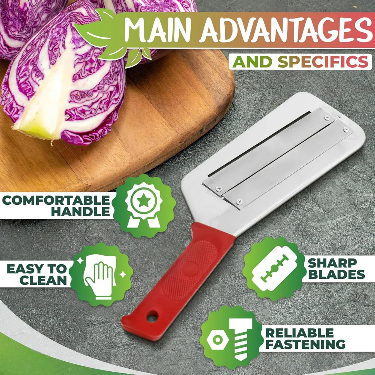 Stainless Steel Shredder Knife - Save your cooking time and energy!
